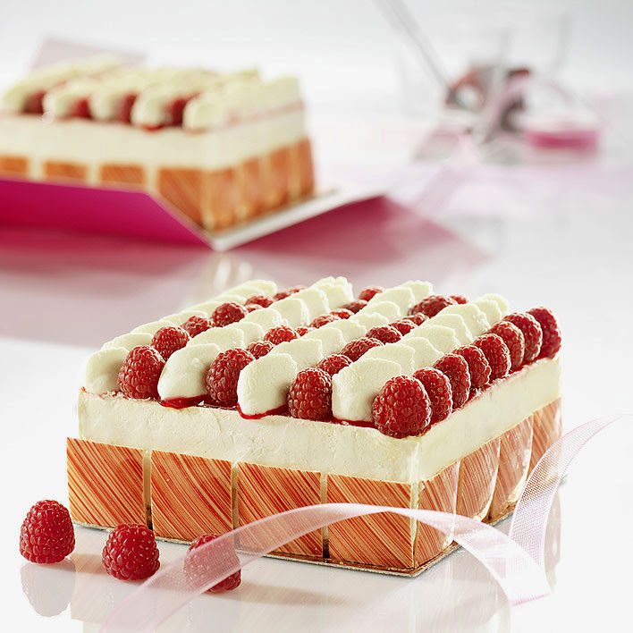 Entremet framboisier